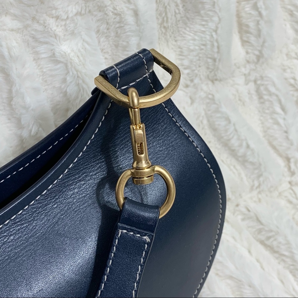 Tory Burch James Awning stripe saddle bag - Picture 6 of 16